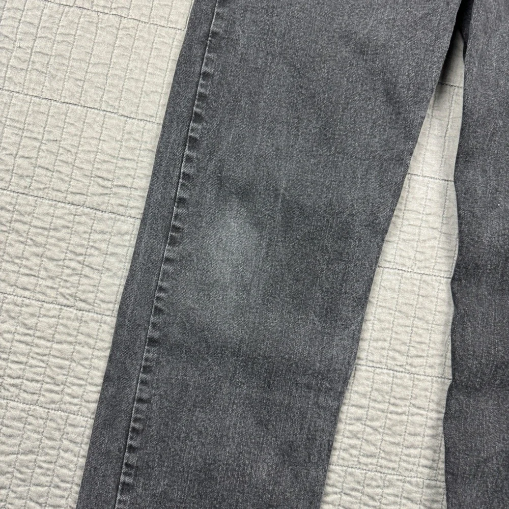 Wrangler Regular Fit Faded Black Jeans Mens 34x32 (33x31) Straight Leg Denim